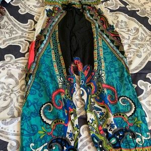 Mid calf bohemian pants